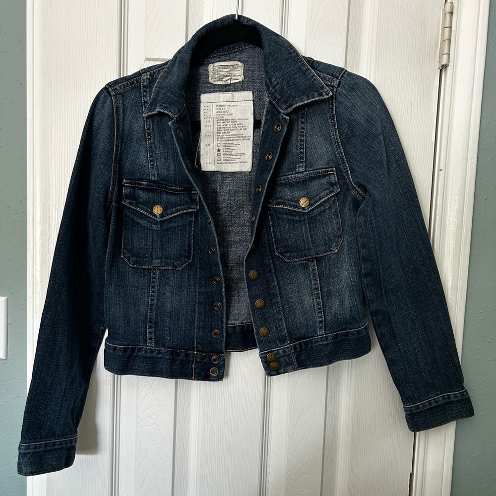 Current/Elliott The Snap Jean Jacket In Loved Was… - image 5